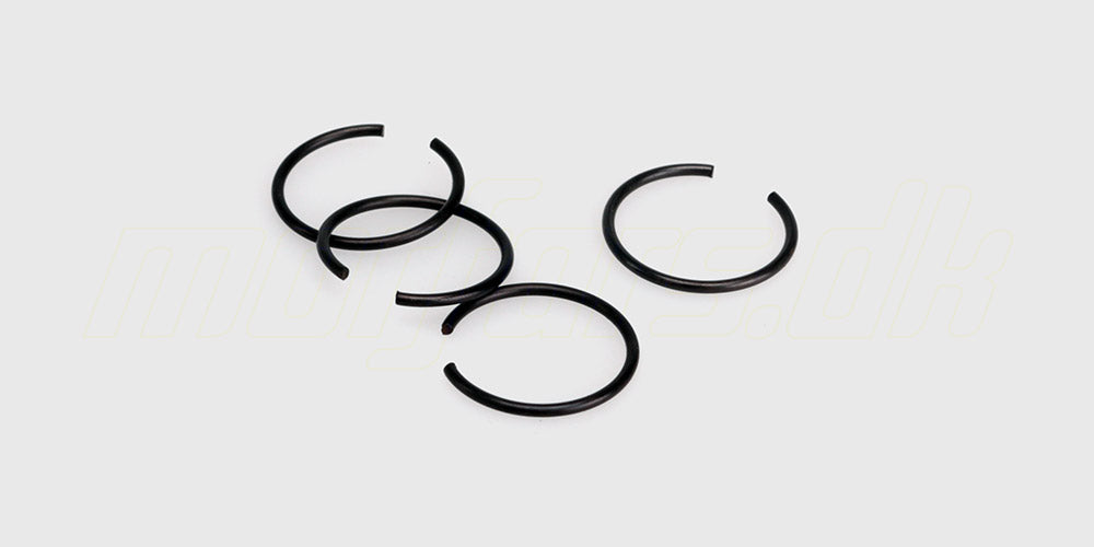 To fjedre-ringe til servo-saver i metal til fjernstyret bil.