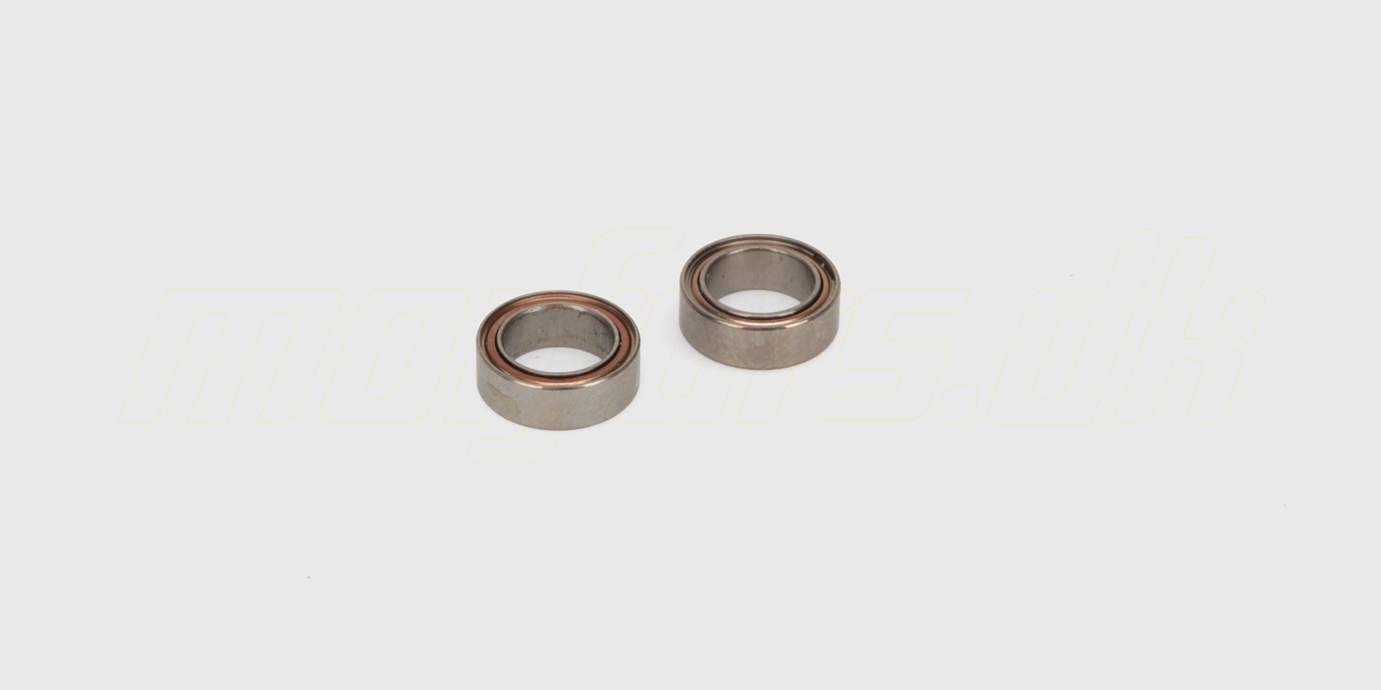 To sæt små sølvfarvede kuglelejer i størrelsen 6,3x9,5x3,1 mm til reparation af fjernstyrede biler.