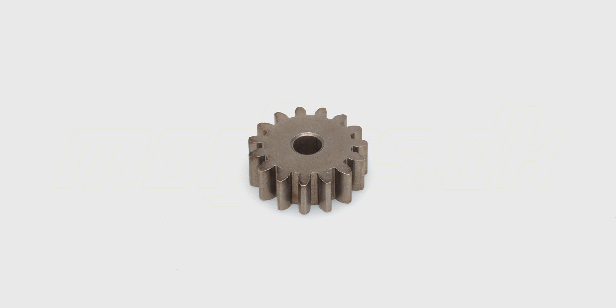 To sæt Hammer metal drive gears til fjernstyret bil vist på en hvid baggrund.