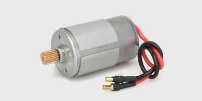 Hammer Motor kraftfuld elmotor i sort metal til montering i fjernstyrede biler.