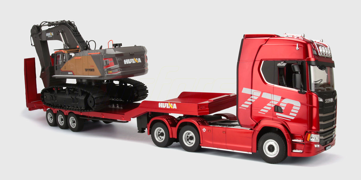 Huina Scania 770S z naczepą 1:18