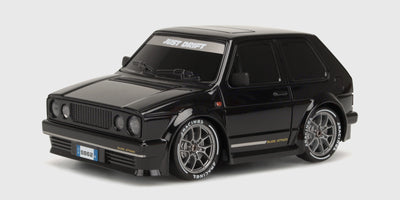 Q-drift GTI Sort set skråt forfra
