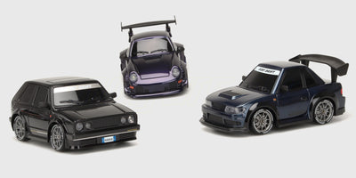 Q-drift GTI Sort, RWB Lilla og S13 Blå