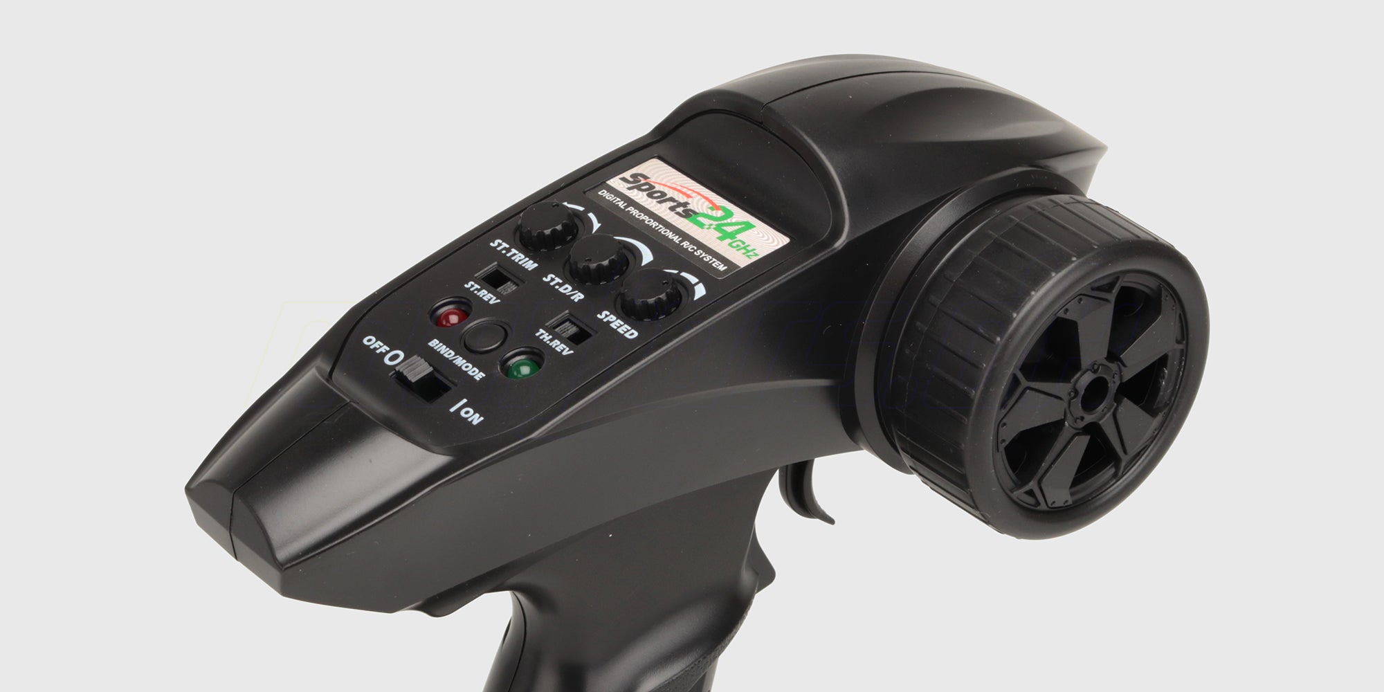 2,4 GHz sender til Tracker Brushless med justerbar topfart