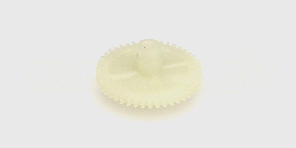 Hvidt Z06 reduction gear i plast til transmissionen i en fjernstyret bil.