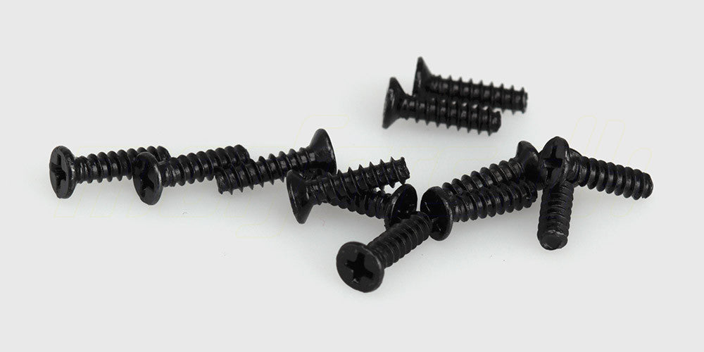 Undersænket selvskærende skrue 2.6x10mm til fjernstyrede biler.